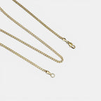 Noviqlo | Stainless Steel Cuban Link Chain Necklace 3mm