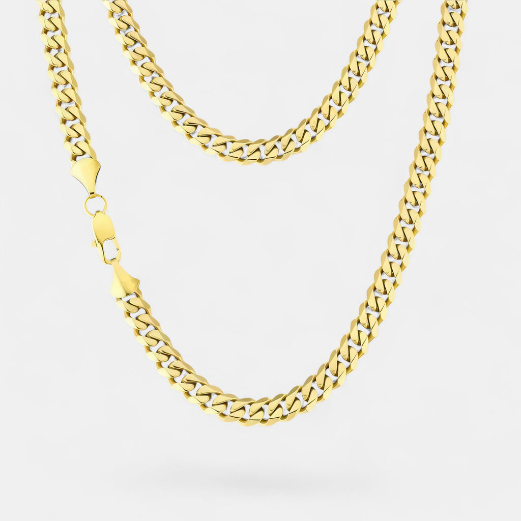 Noviqlo | Stainless Steel Miami Cuban Chain Necklace 8mm