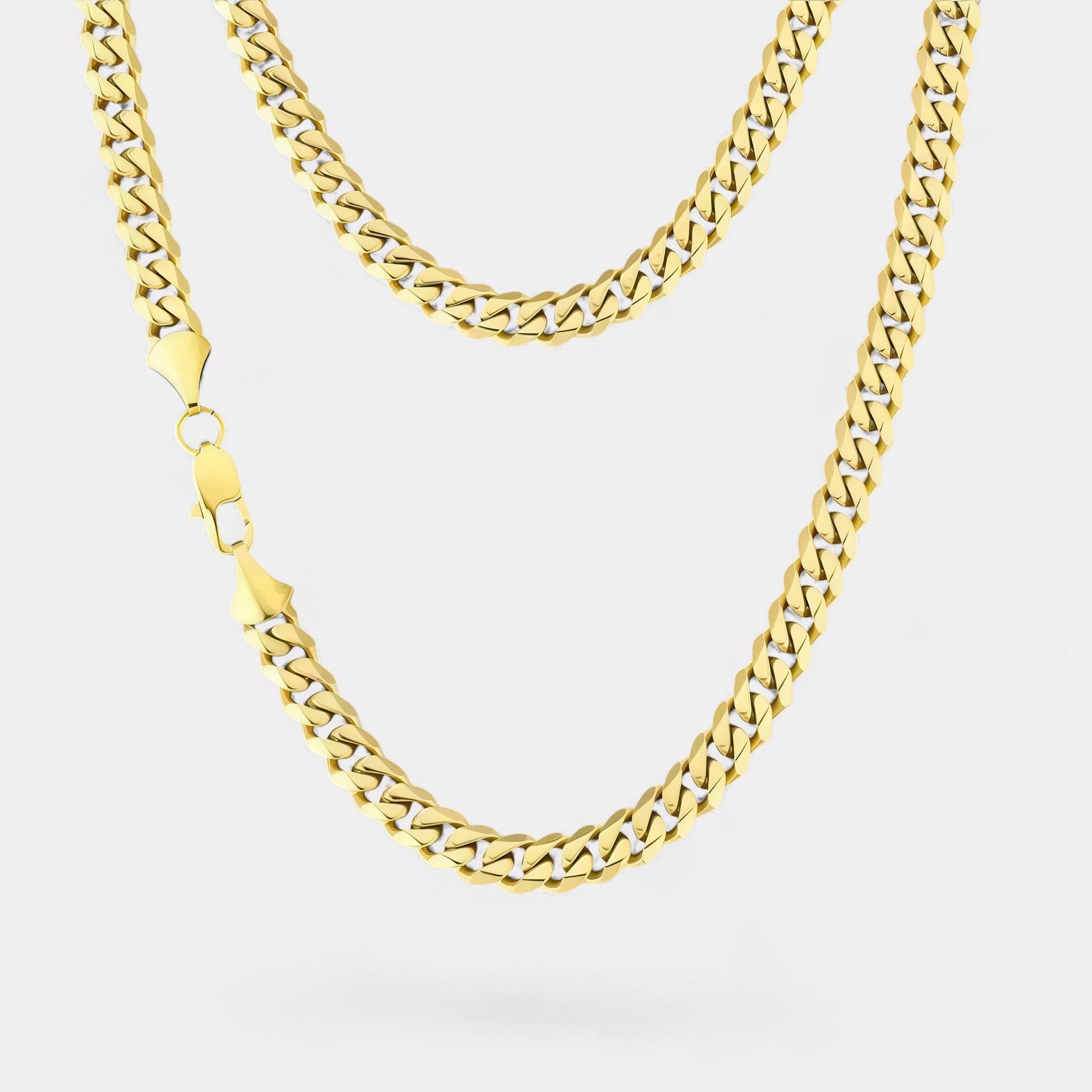 Noviqlo | Stainless Steel Miami Cuban Chain Necklace 8mm