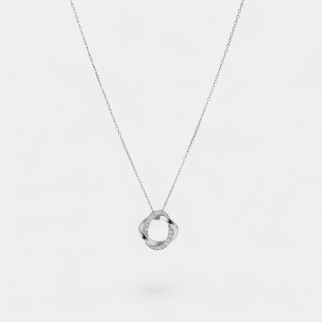 Noviqlo | Dainty Circle Pendant Necklace Gold or Silver Colour