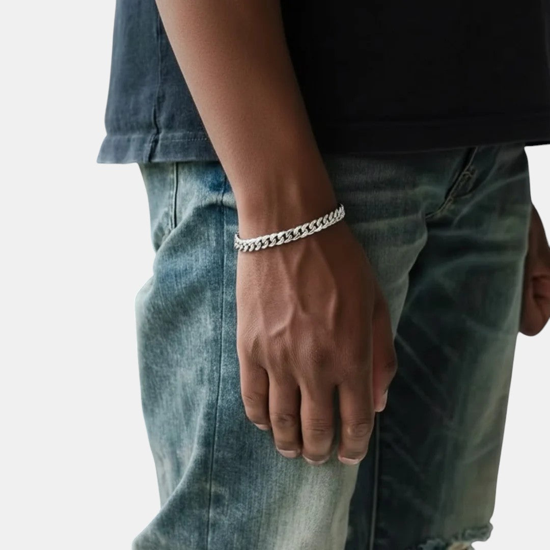 Noviqlo | Stainless Steel Cuban Link Bracelet