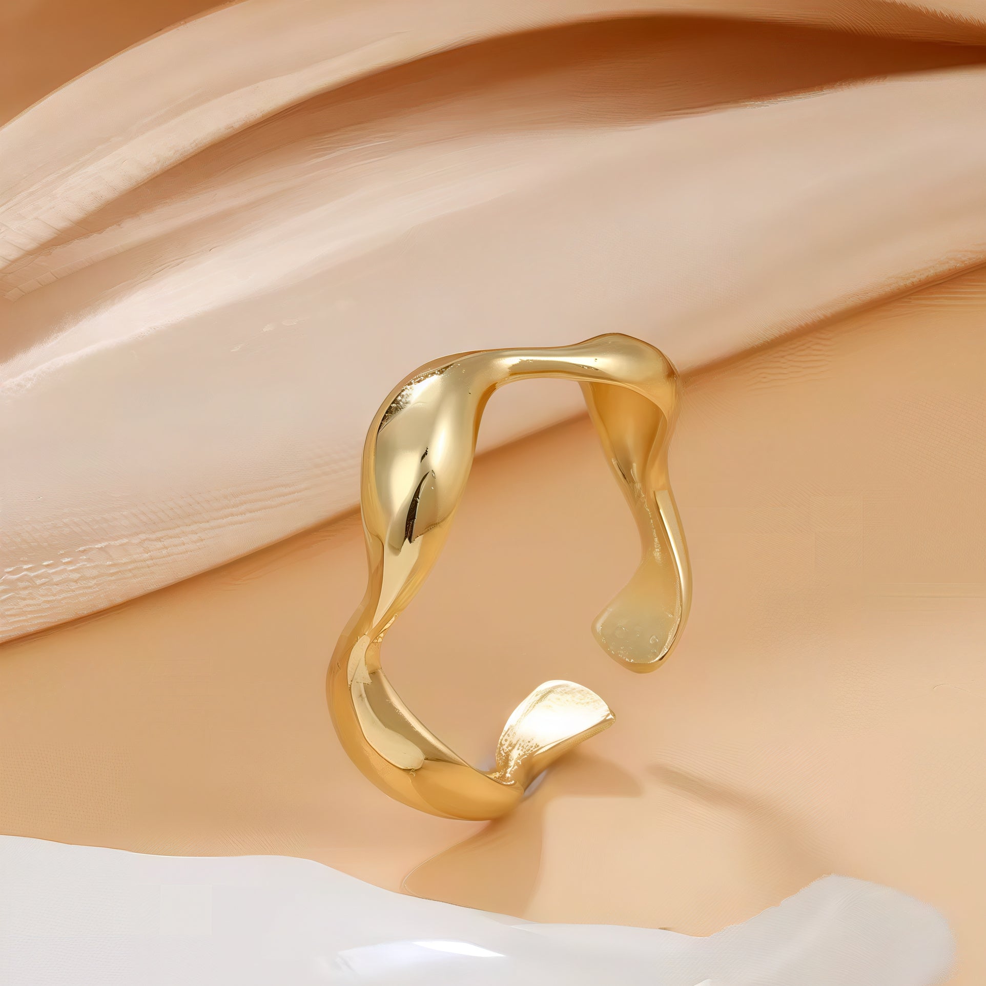 Noviqlo | Wave Open Ring