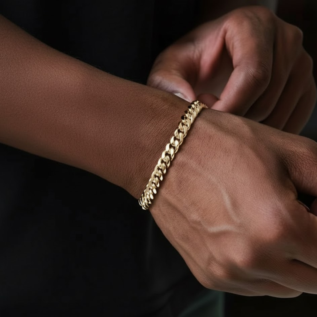 Noviqlo | Stainless Steel Cuban Link Bracelet