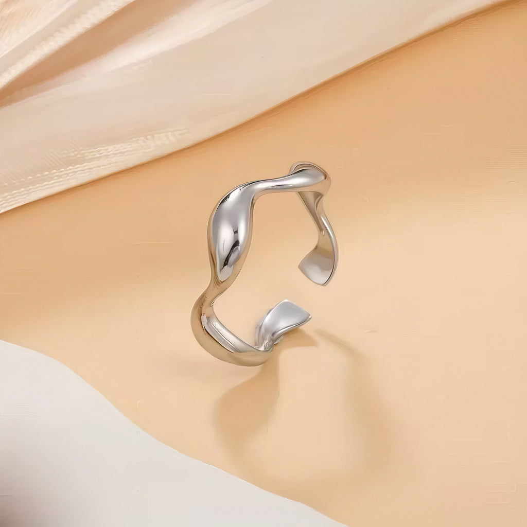 Noviqlo | Wave Open Ring