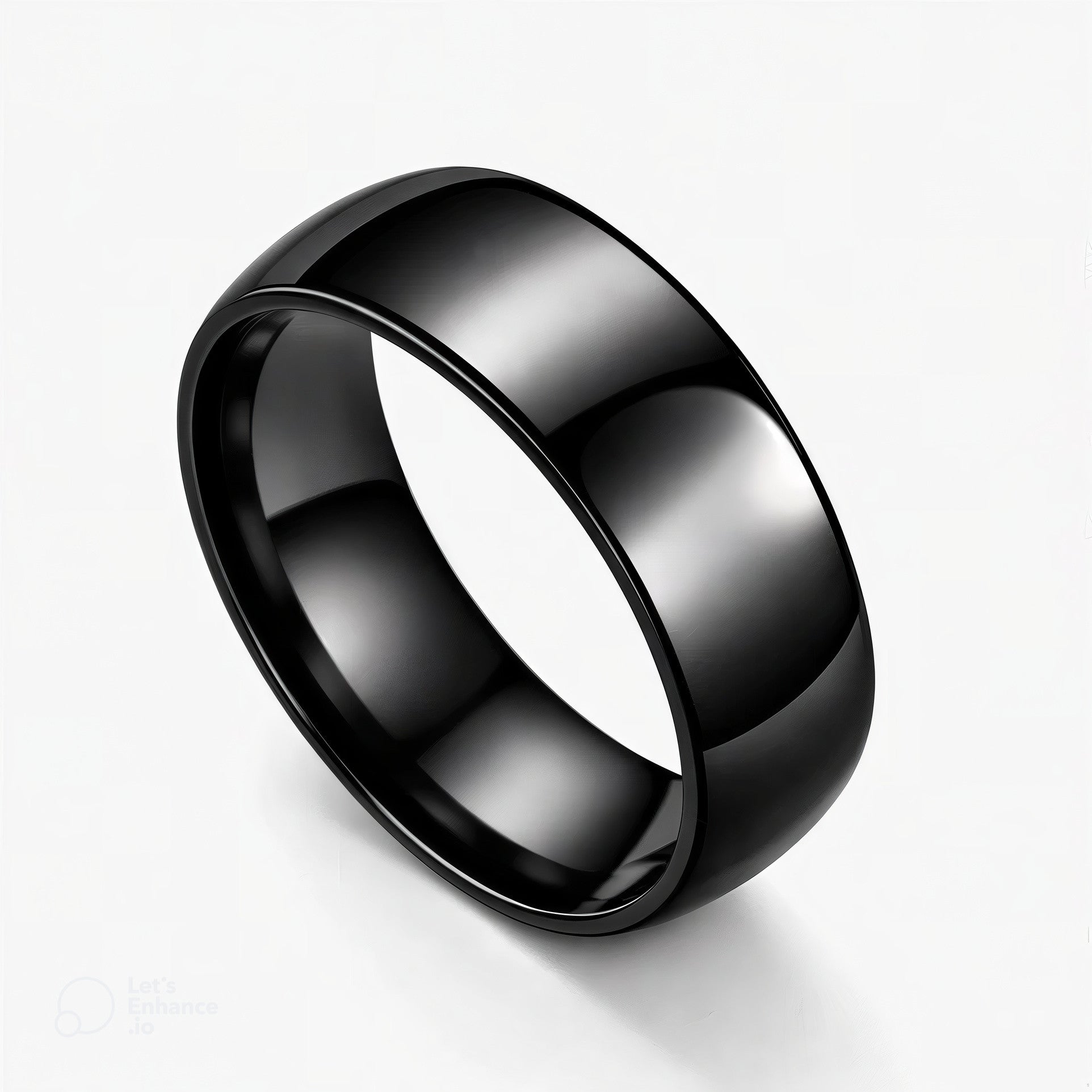 Noviqlo | Premium Titanium Steel Dome Ring 8mm